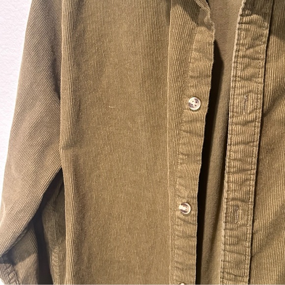 Cotton-On Corduroy Button Up Shirt in Olive Green - Medium - Picture 6 of 6